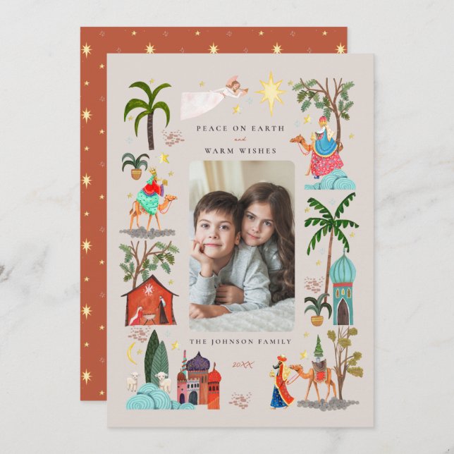 Three Wise men Three Kings Christmas Holiday (Front/Back)