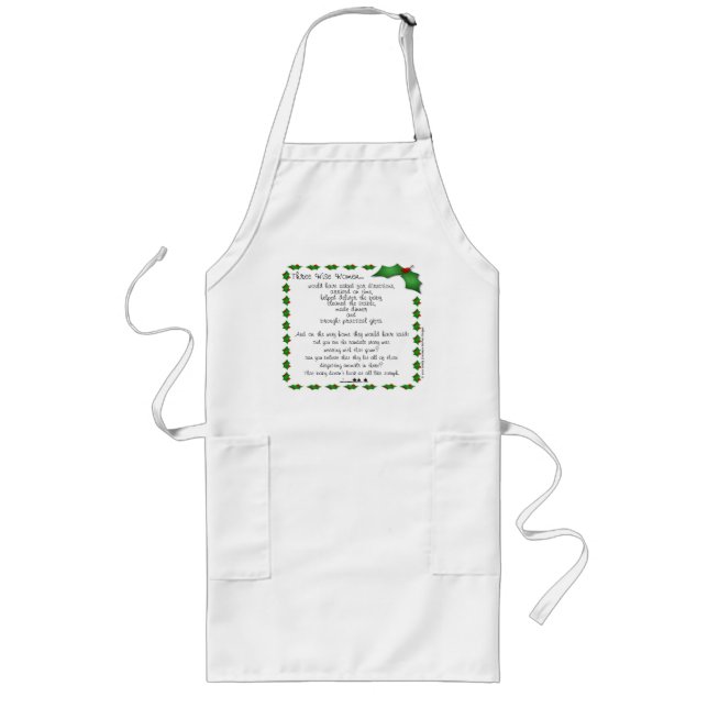 Three Wise Women Chef's Apron (Front)
