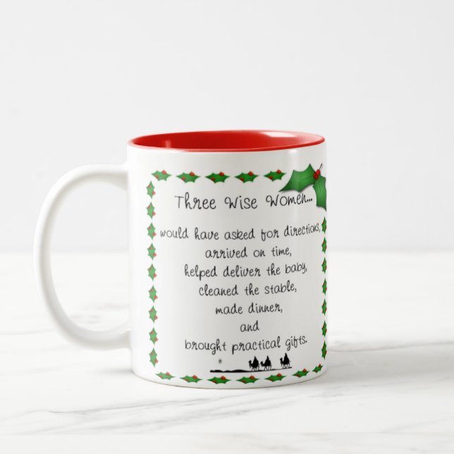 Three Wise Women Holiday Mug (Left)
