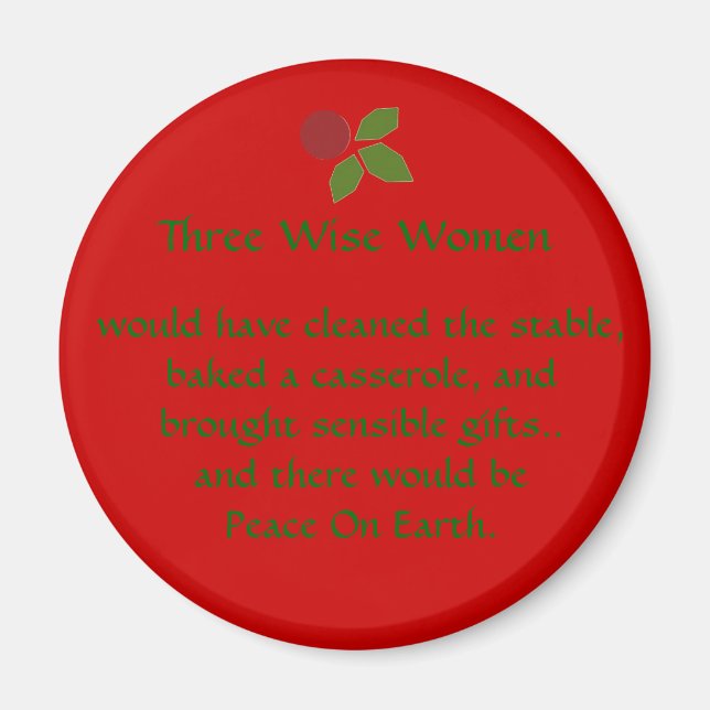 three wise women magnet (Front)