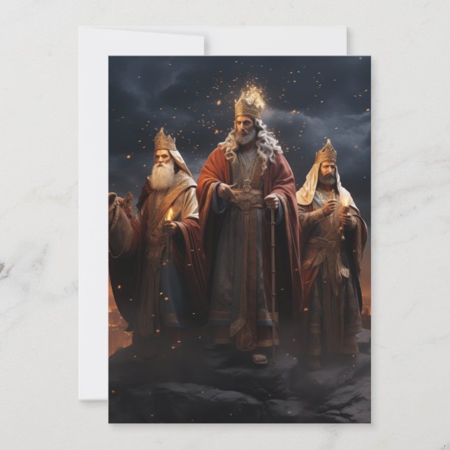 Three wiseman Christmas card (Front)