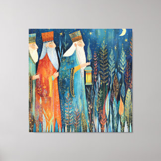 Three Wisemen, Nativity Story, Canvas Print