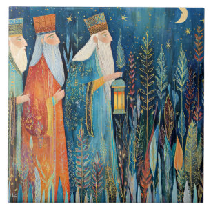 Three Wisemen, Nativity Story, Tile
