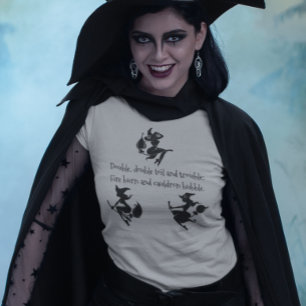 Three Witches Double Double Toil and Trouble T-Shirt
