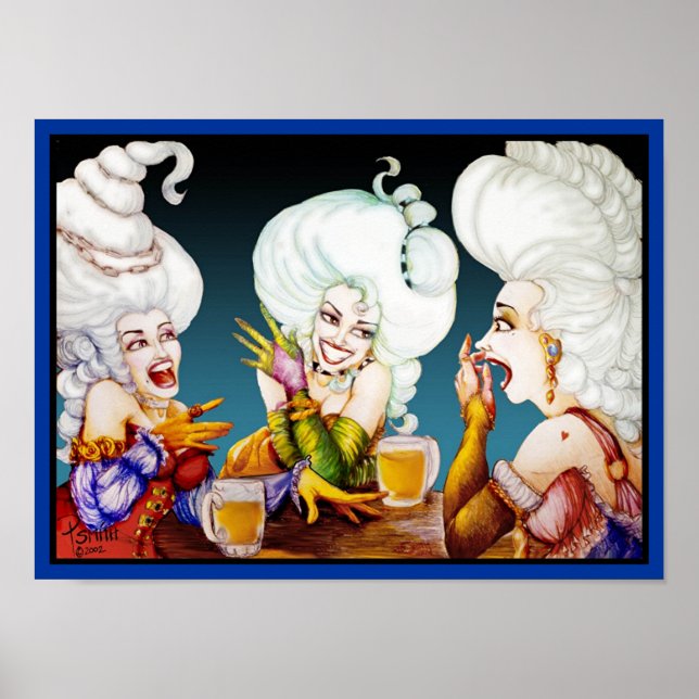 Three Women with Big Hair Poster (Front)