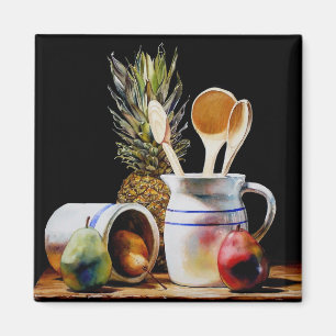 Three Wooden Spoons Magnet