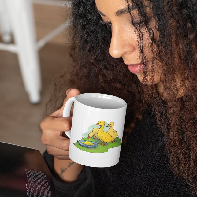 Three Yellow Ducklings Coffee Mug (Creator Uploaded)