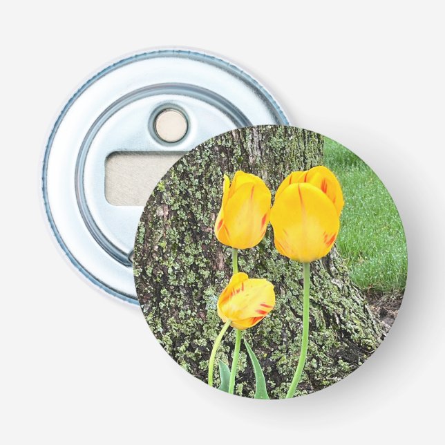 Three Yellow Tulips / Bottle Opener (Front)