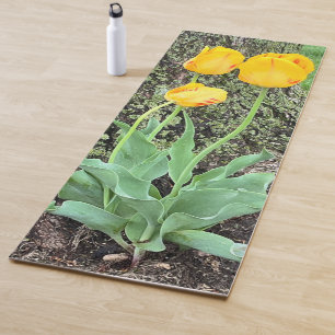 Three Yellow Tulips / Yoga Mat