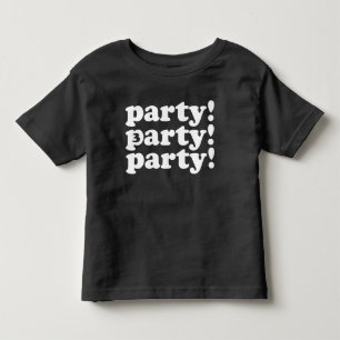 three's a party birthday tee