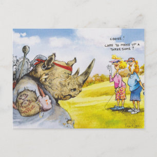 Threesome anyone postcard