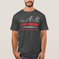 Threesome Swim Bike Run Triathlon Funny Quote Desi