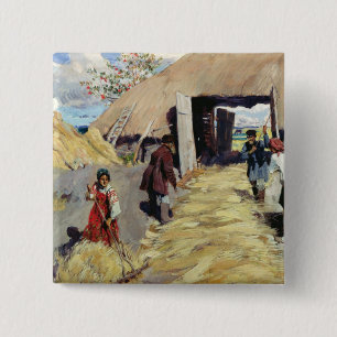 Threshing Floor, 1916 15 Cm Square Badge
