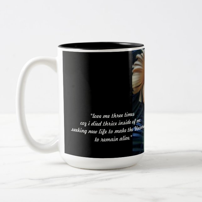 thrice been chosen to love mug (Left)