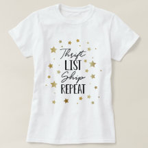 Thrift List Ship Repeat Star Printed T-Shirt