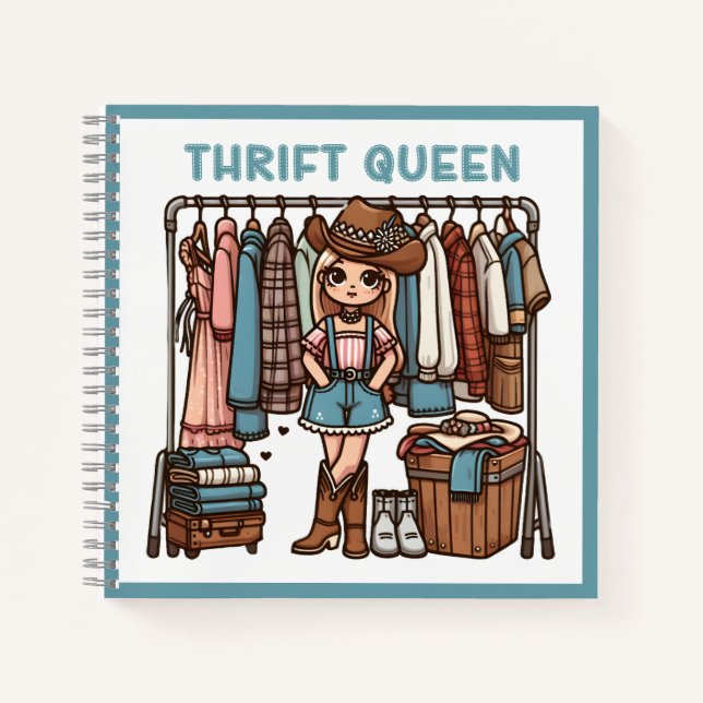 Thrift Queen Notebook (Front)