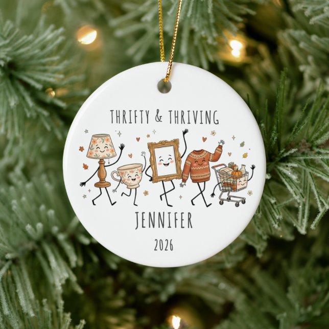 Thrifty & Thriving Thrifter Ornament  (Tree)
