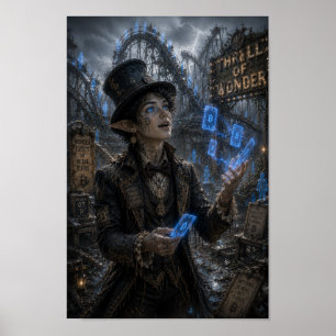 Thrill / Magician / Roller Coaster Poster