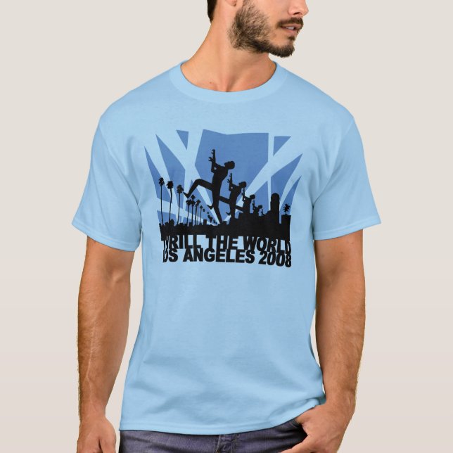 Thrill The World, Los Angeles 2008 T-Shirt (Front)