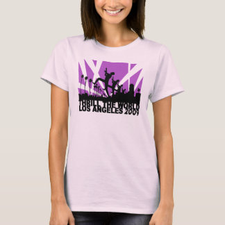 Thrill the World Los Angeles 2009 ~ pink T-Shirt