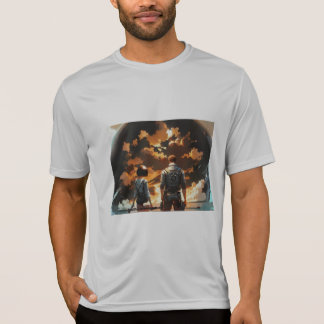 thriller movie scene couple together T-Shirt