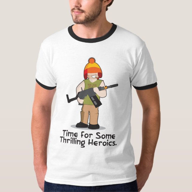 Thrilling Heroics T-Shirt (Front)