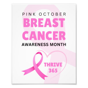 Thrive 365 Breast Cancer Awareness Month 2024 Photo Print