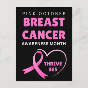 Thrive 365 Breast Cancer Awareness Month 2024  Postcard