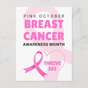 Thrive 365 Breast Cancer Awareness Month 2024  Postcard