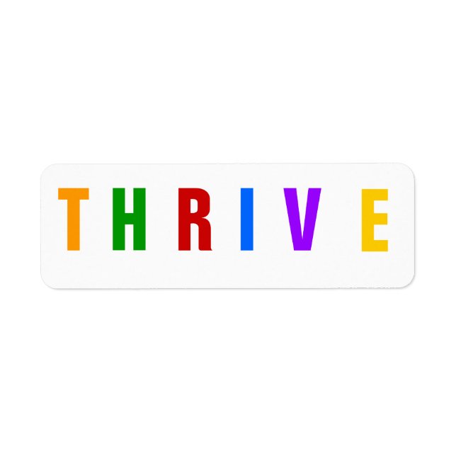 Thrive Freeze Dried Food label (Front)
