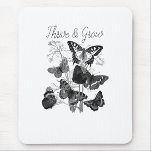 Thrive & Grow Butterflies Mouse Pad