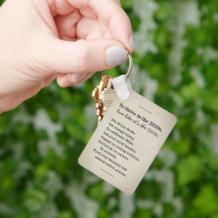 Thrive in 2026 Encouraging Advice Key Ring