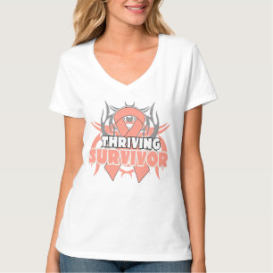 Thriving Endometrial Cancer Survivor T-Shirt