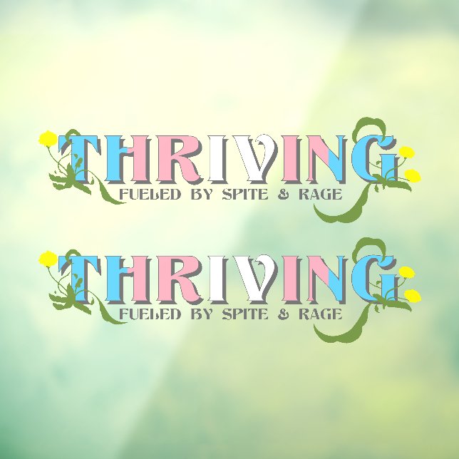 Thriving Trans Pride (Sheet 3)