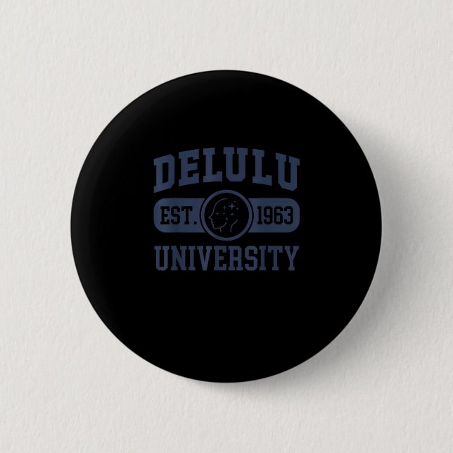 Thriving While Deluluu 6 Cm Round Badge (Front)