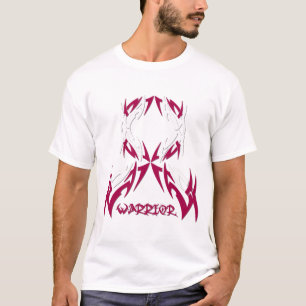 Throat Cancer Mens Warrior Tribal T-Shirt