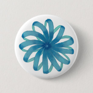Throat Chakra Healing Art #1 6 Cm Round Badge