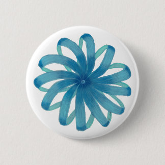 Throat Chakra Healing Art #1 6 Cm Round Badge