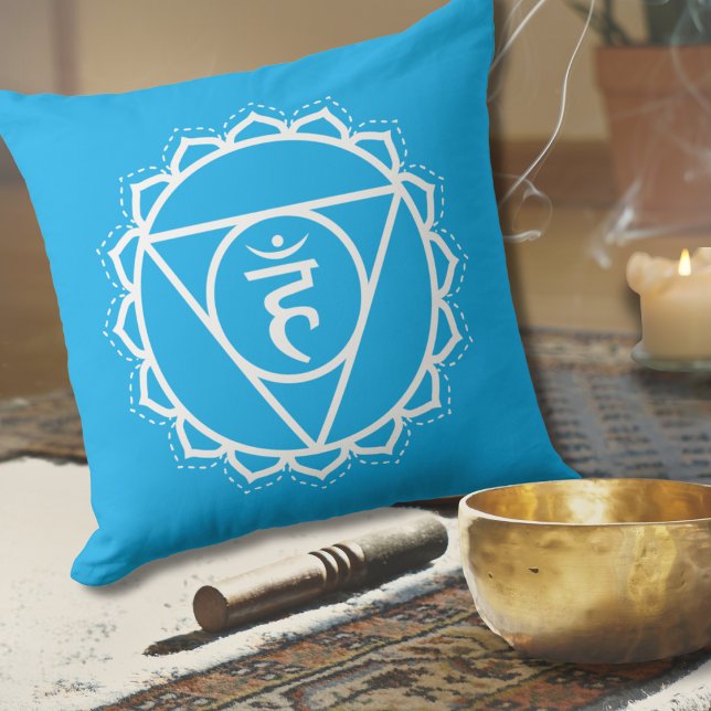 Throat Chakra | Vishuddha | Blue Meditation Cushion (Creator Uploaded)