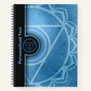 Throat Chakra Vishuddha Energy Healing Notebook