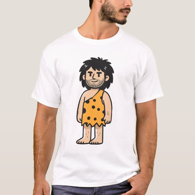 Throk Cave man T-Shirt (Front)