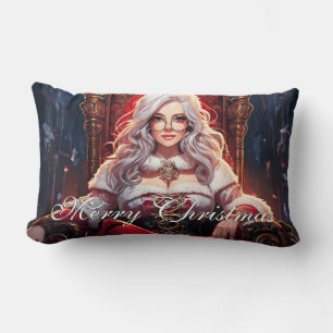 Throne Diva – Santa's Hottest Sister Lumbar Cushion