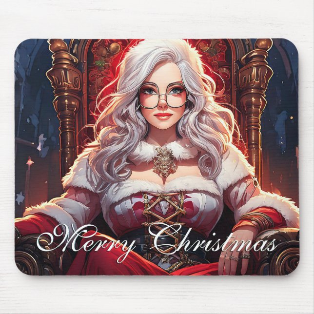 Throne Diva – Santa's Hottest Sister Mouse Pad (Front)