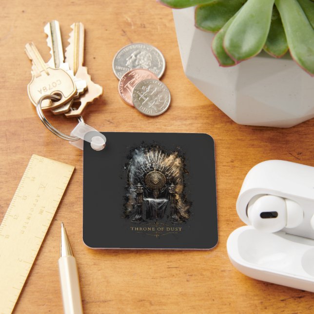 Throne of Dust Dark Fantasy  Key Ring (Desk)