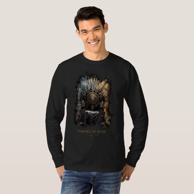Throne of Dust Dark Fantasy Long Sleeve T-Shirt (Front Full)