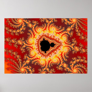 Throne Of Satan - Fractal Poster