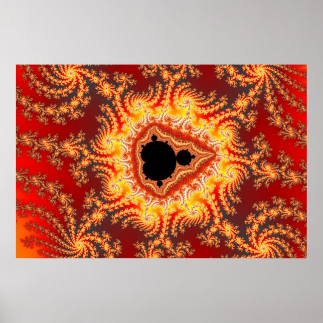 Throne Of Satan - Fractal Poster (Front)