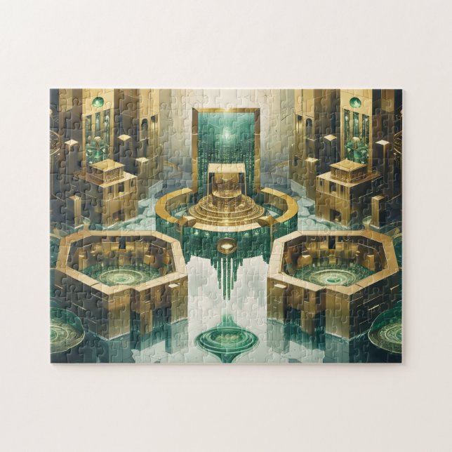 Throne Room of Heaven 252-Piece Puzzle Challenge (Horizontal)