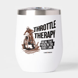 Throttle Therapy Dirt Bike Tumbler