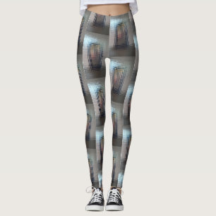 Through glass doors leggings